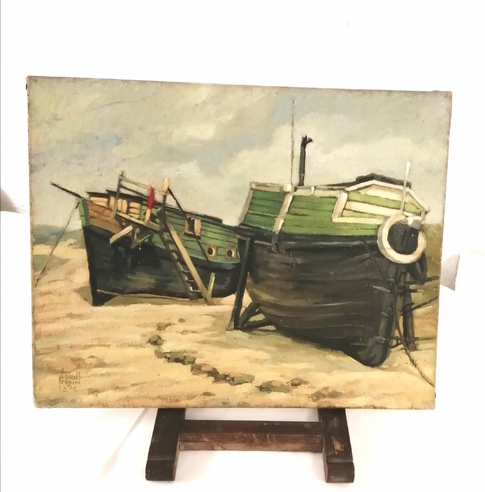 Oil ,St Ives Cornwall. 1930.
