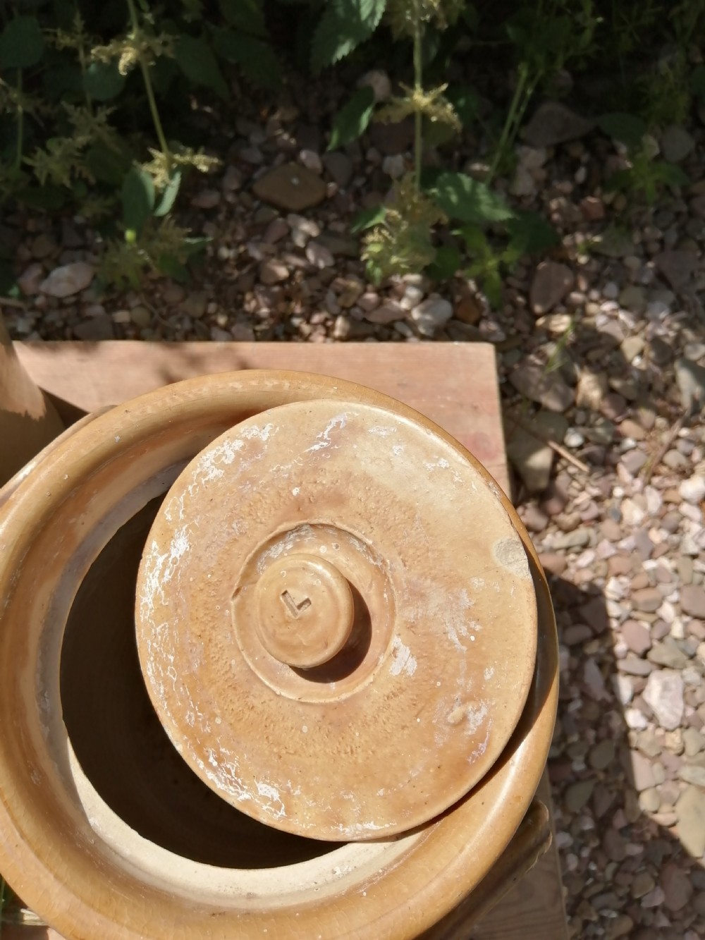 3 Victorian stoneware storage jars  View II