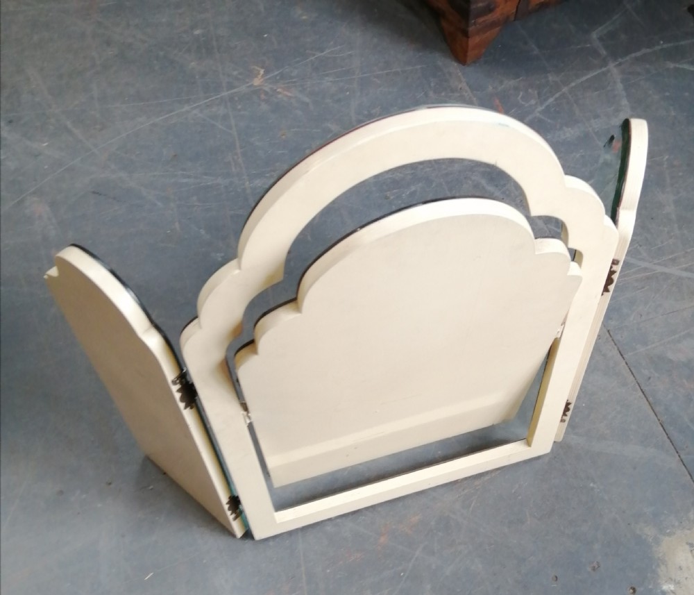 Art Deco tryptic mirror View VII