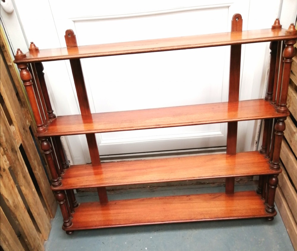 A fine country house regency hanging shelf  View VI