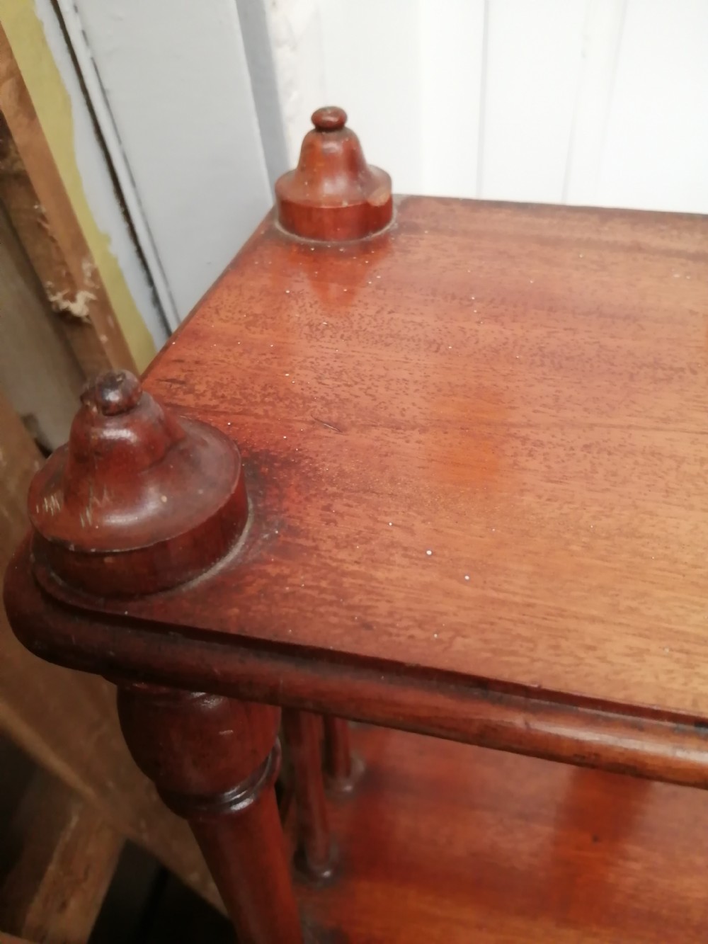 A fine country house regency hanging shelf  View VII