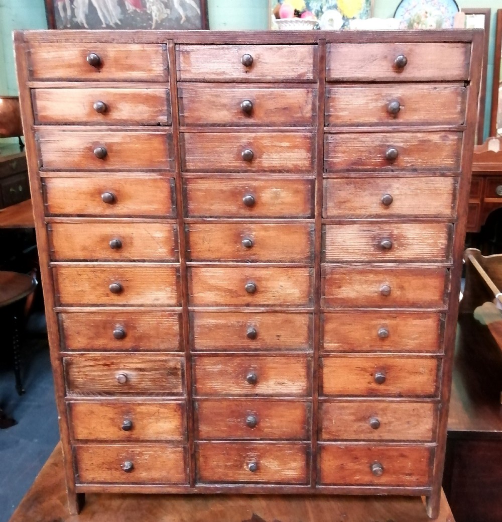 Antique collectors chest of drawers.
