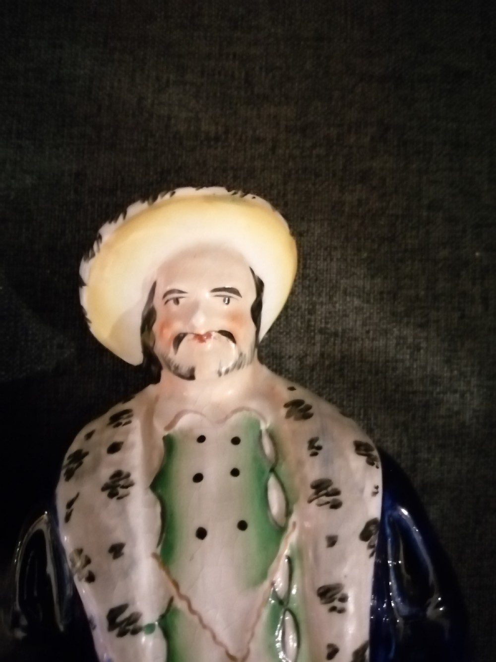 Victorian Staffordshire figure, Henry the 8th and Anne Boleyn. View VII