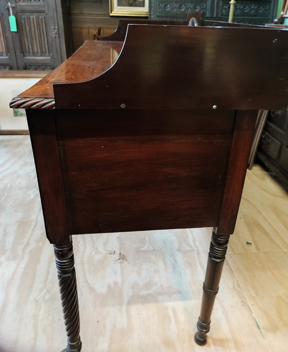 An Irish regency mahogany server sideboard. View VI