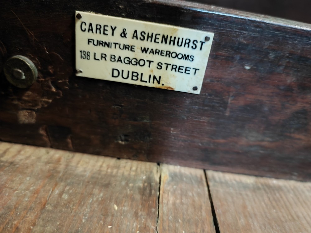 An Irish regency mahogany server sideboard. View IX