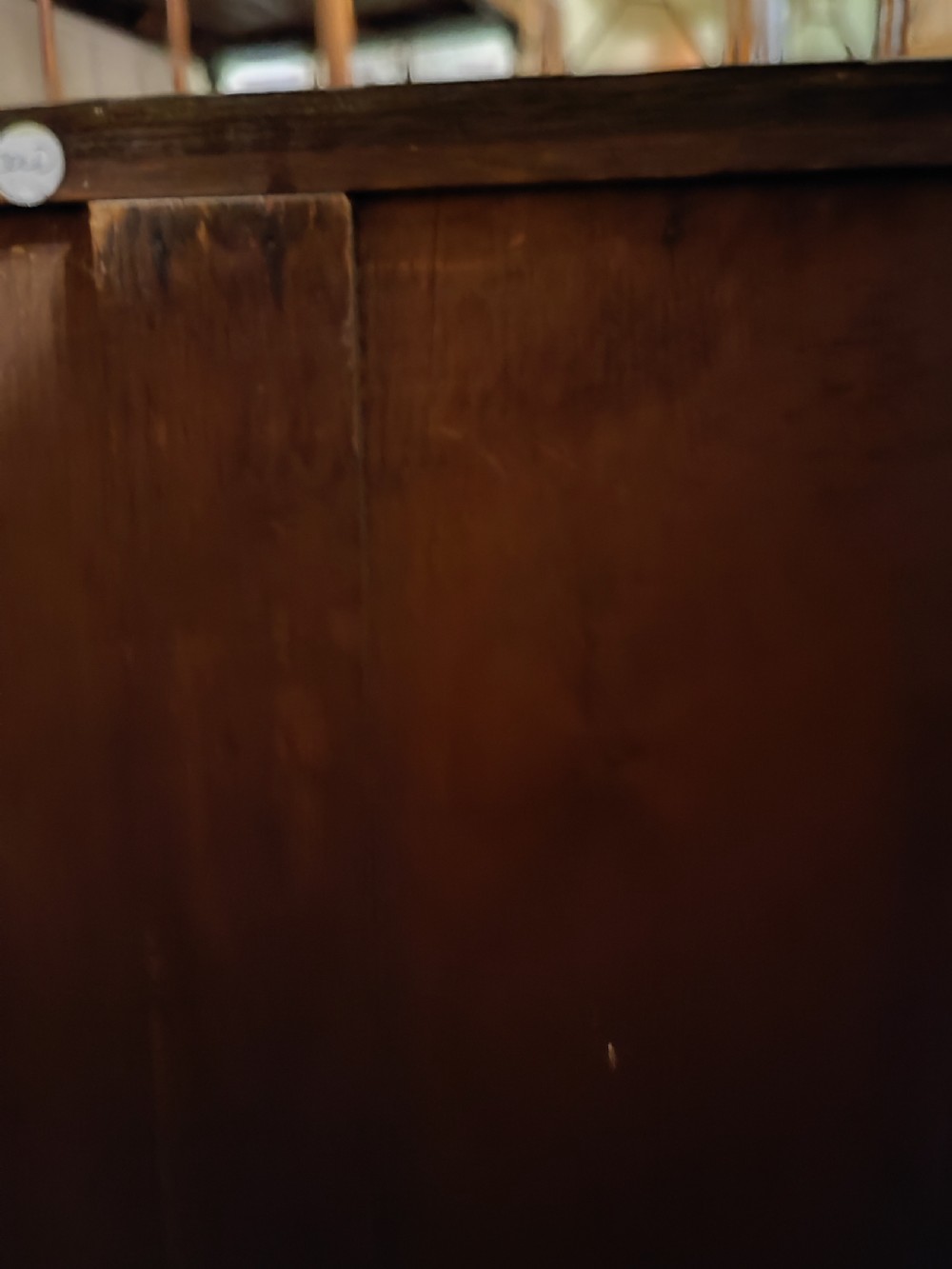 Antique small oak chest of drawers. View VIII
