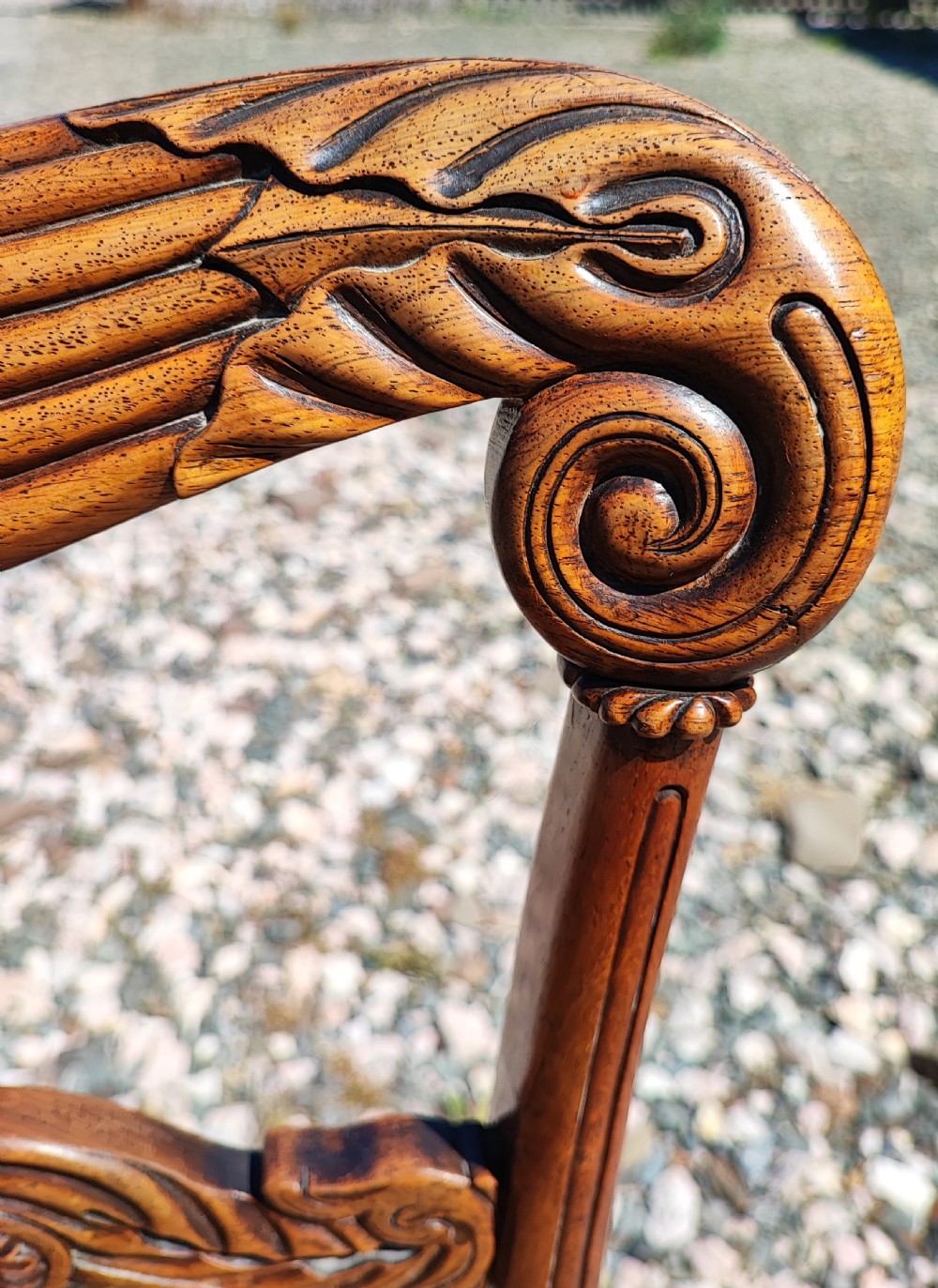 A Regency rosewood side or occasional chair by Gillows  View IV