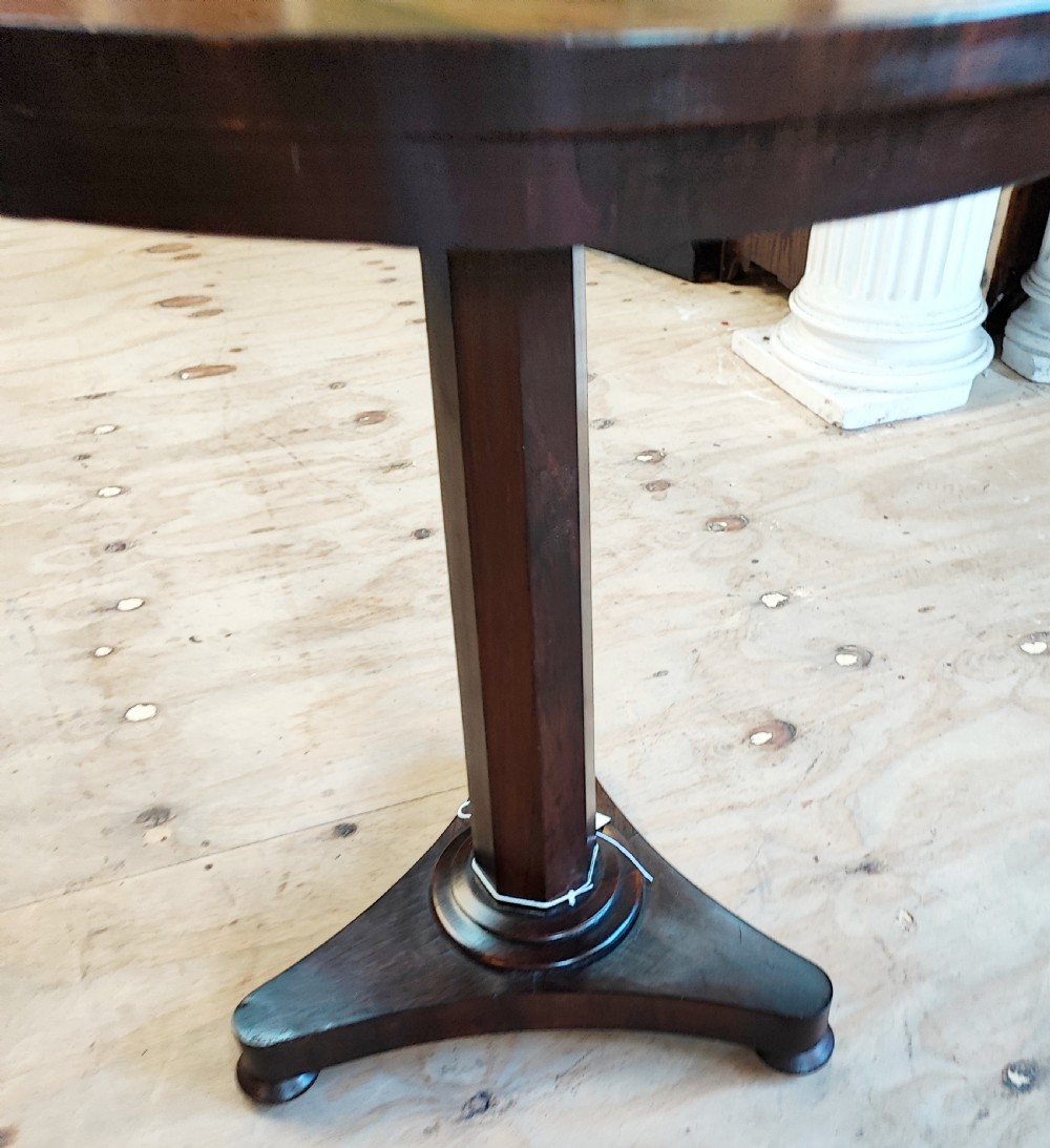 A Regency rosewood wine or lamp table. View II