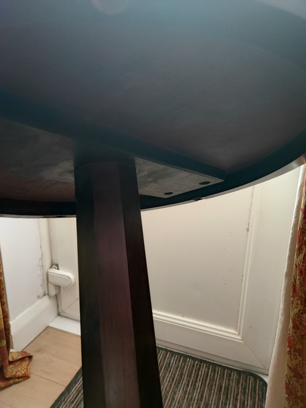 A Regency rosewood wine or lamp table. View IX