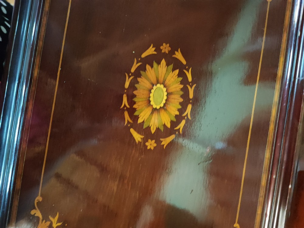Edwardian inlaid tray. View III