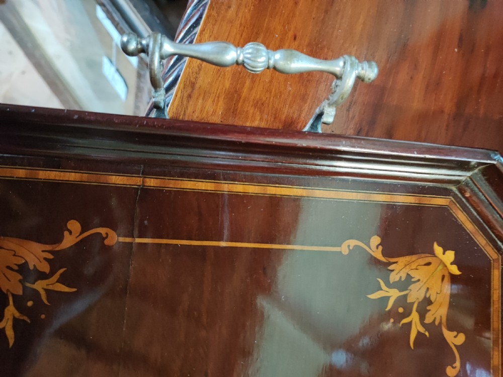 Edwardian inlaid tray. View IV