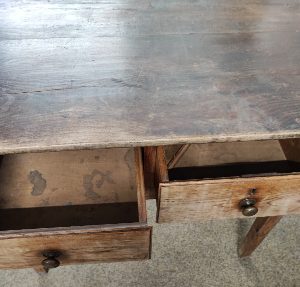 A small Georgian oak kitchen table. View III