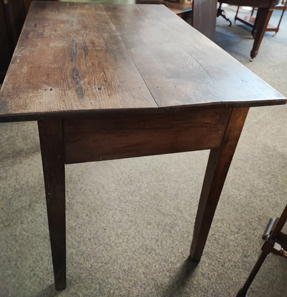 A small Georgian oak kitchen table. View VII