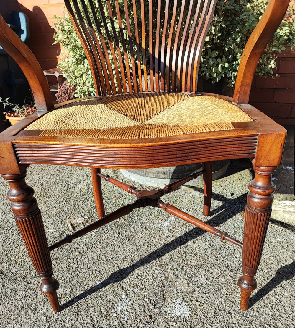 Victorian mahogany desk or office chair.  View VIII