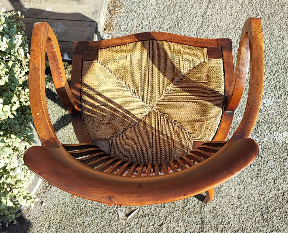 Victorian mahogany desk or office chair.  View X
