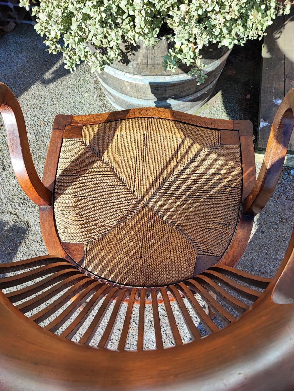 Victorian mahogany desk or office chair.  View XIII