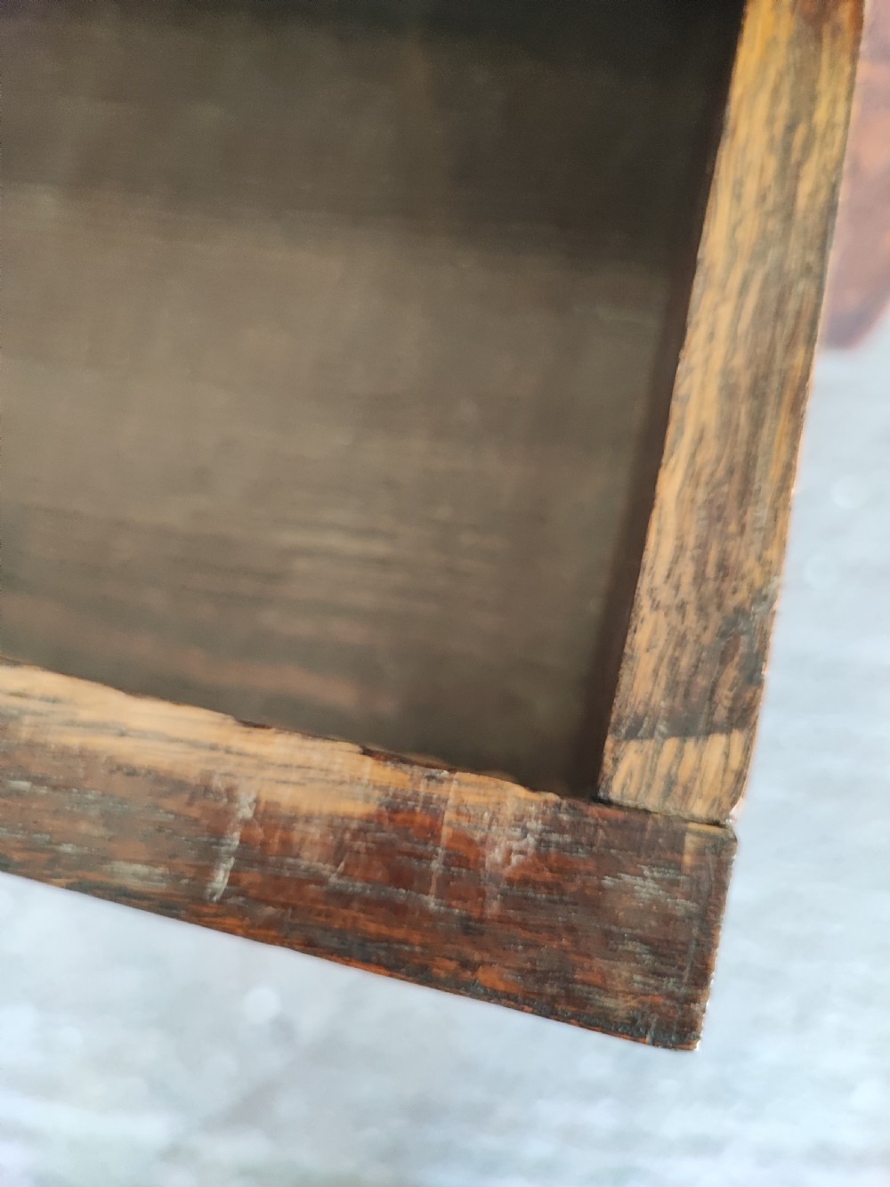 Victorian (Green Man ) carved oak side table. View IX