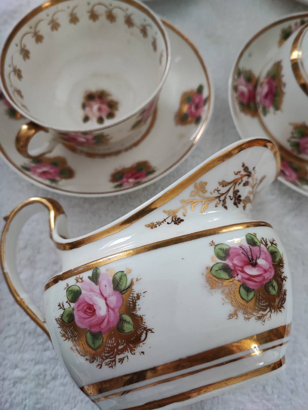 Pretty Minton's porcelain 6 person tea set. View XI