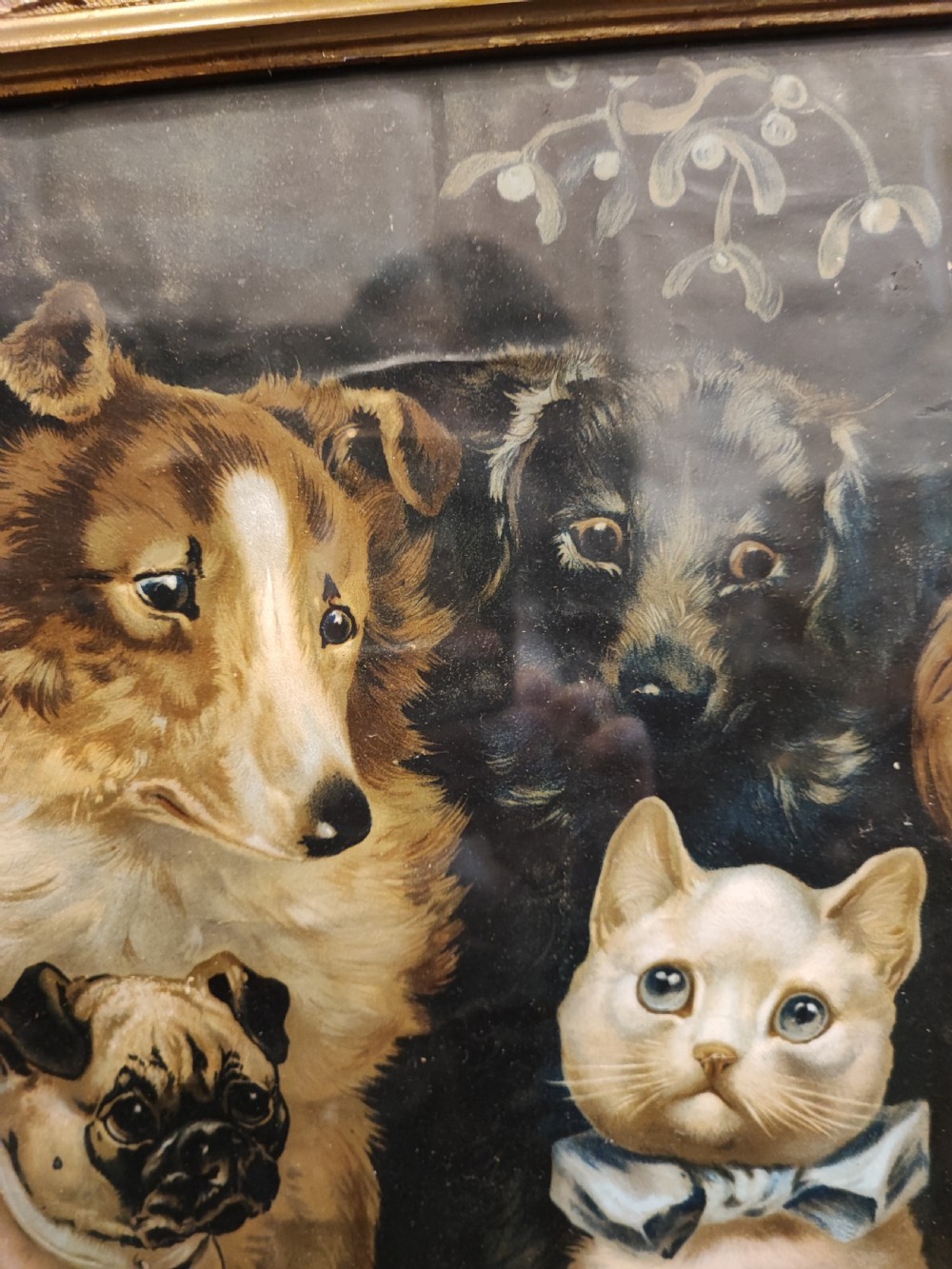 Large Louis Wain print  View XII
