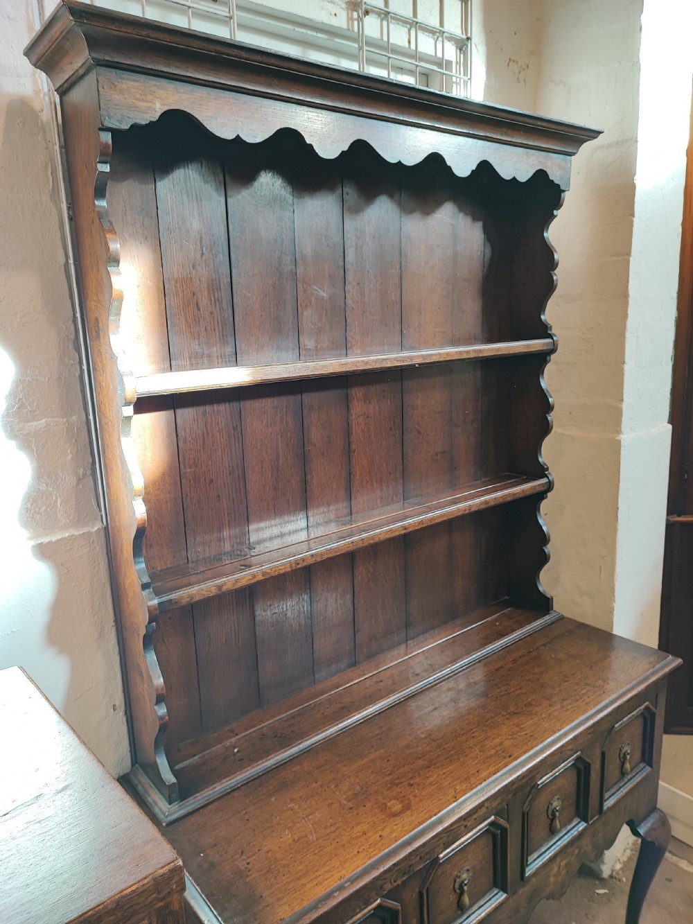 An antique oak dresser  View IX