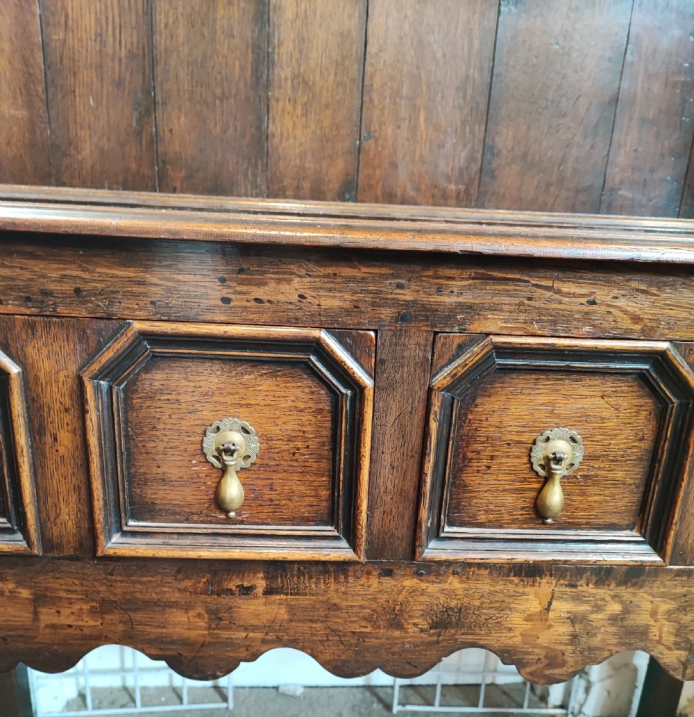 An antique oak dresser  View XII