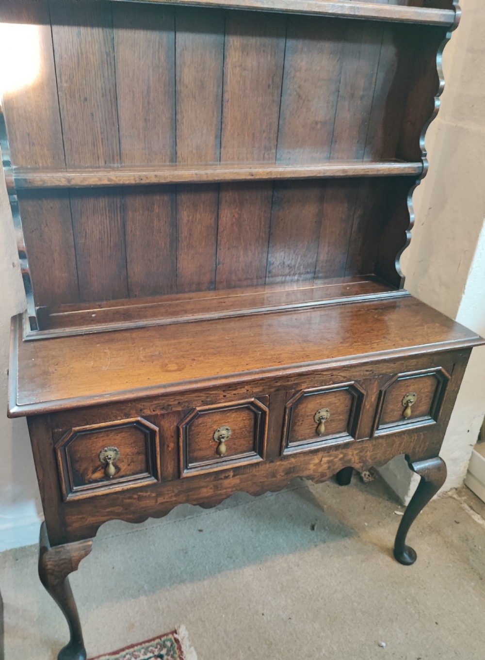 An antique oak dresser  View XVI