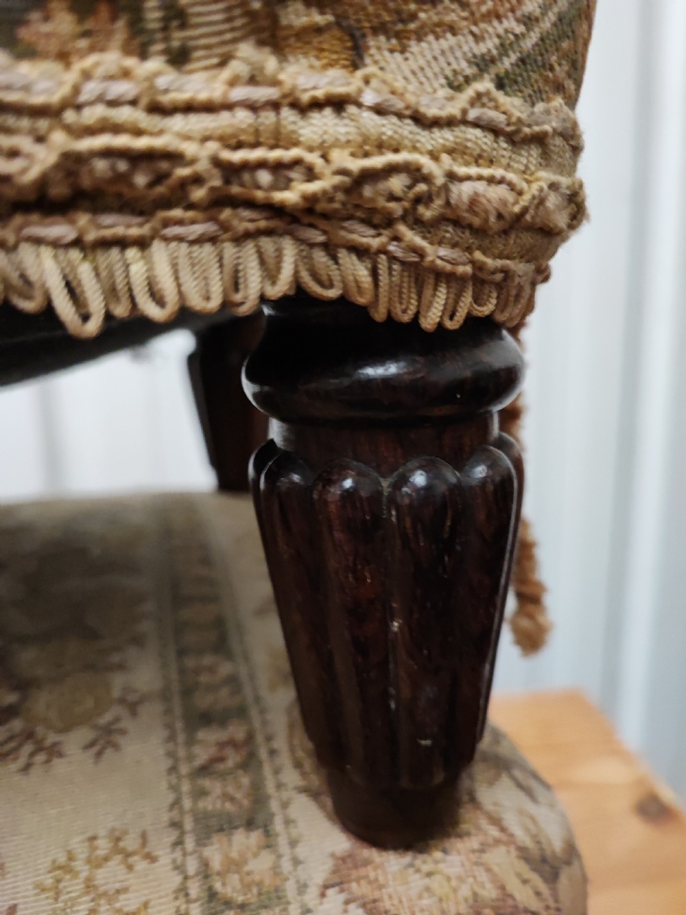 A pair of Regency rosewood foot stools  View IV