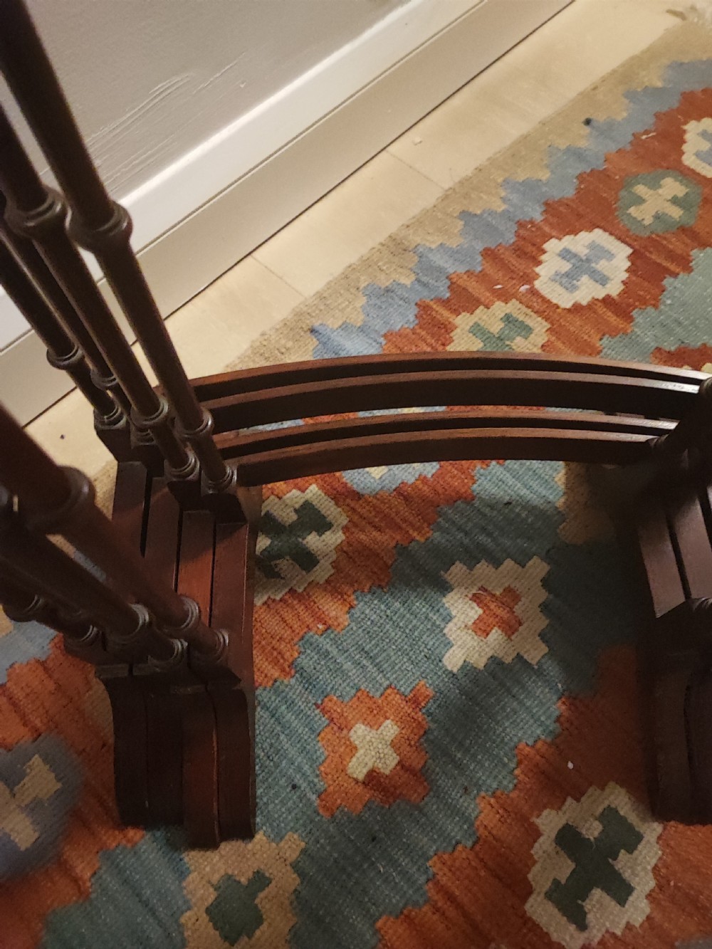 Mahogany quarteto of tables in the George III style. View VI