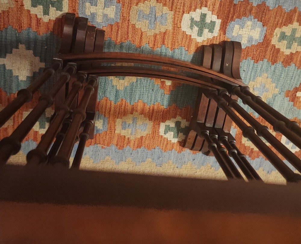 Mahogany quarteto of tables in the George III style. View X