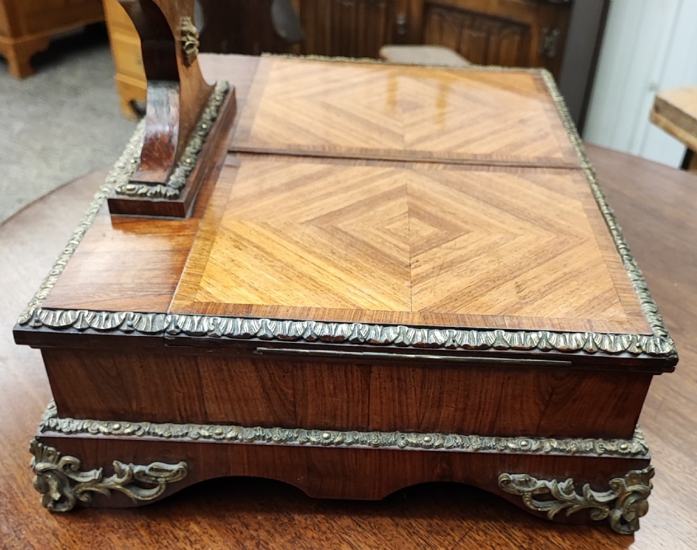 A fine French Kingwood and ormolu dressing mirror. View XII
