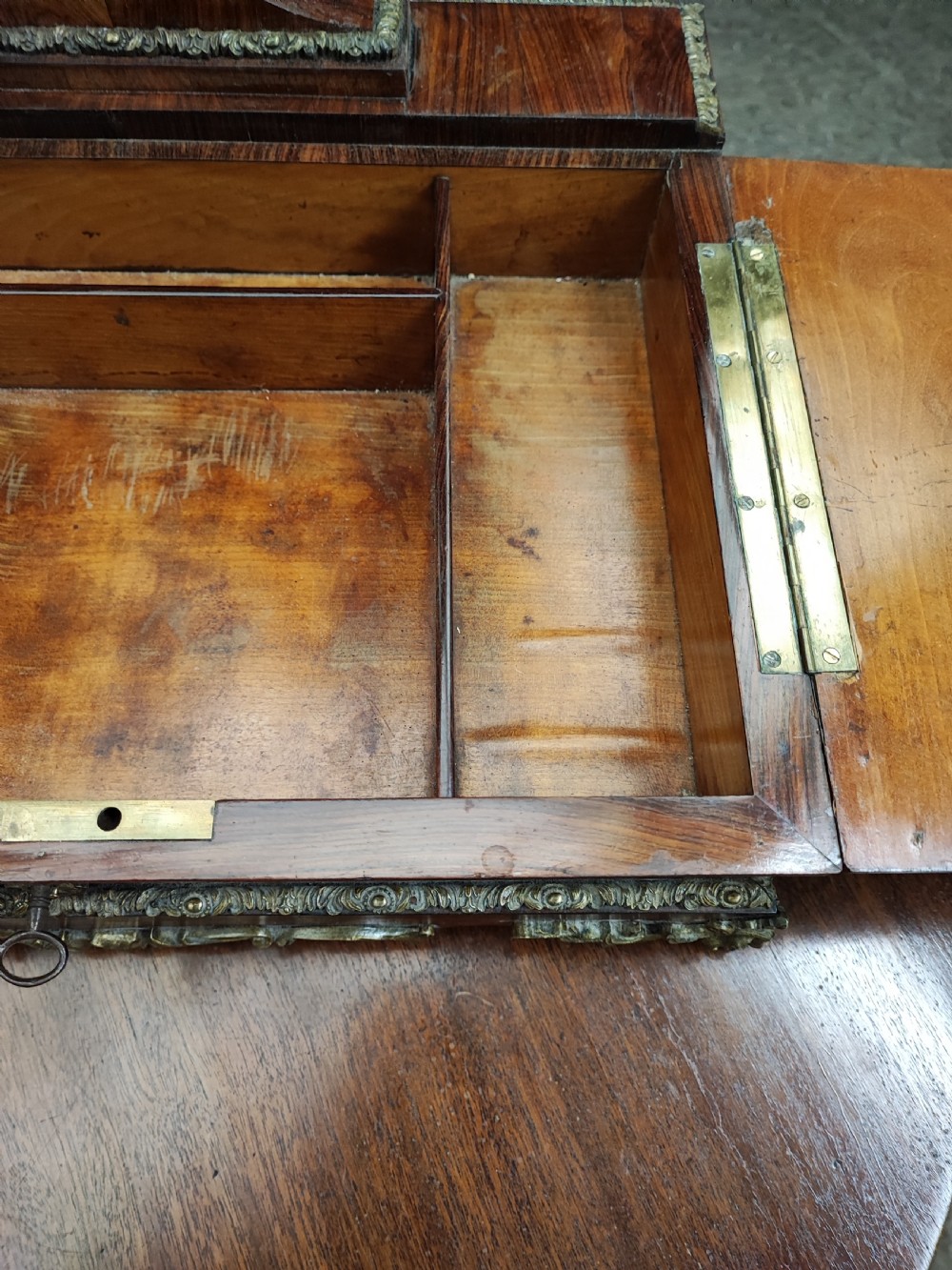 A fine French Kingwood and ormolu dressing mirror. View XIX