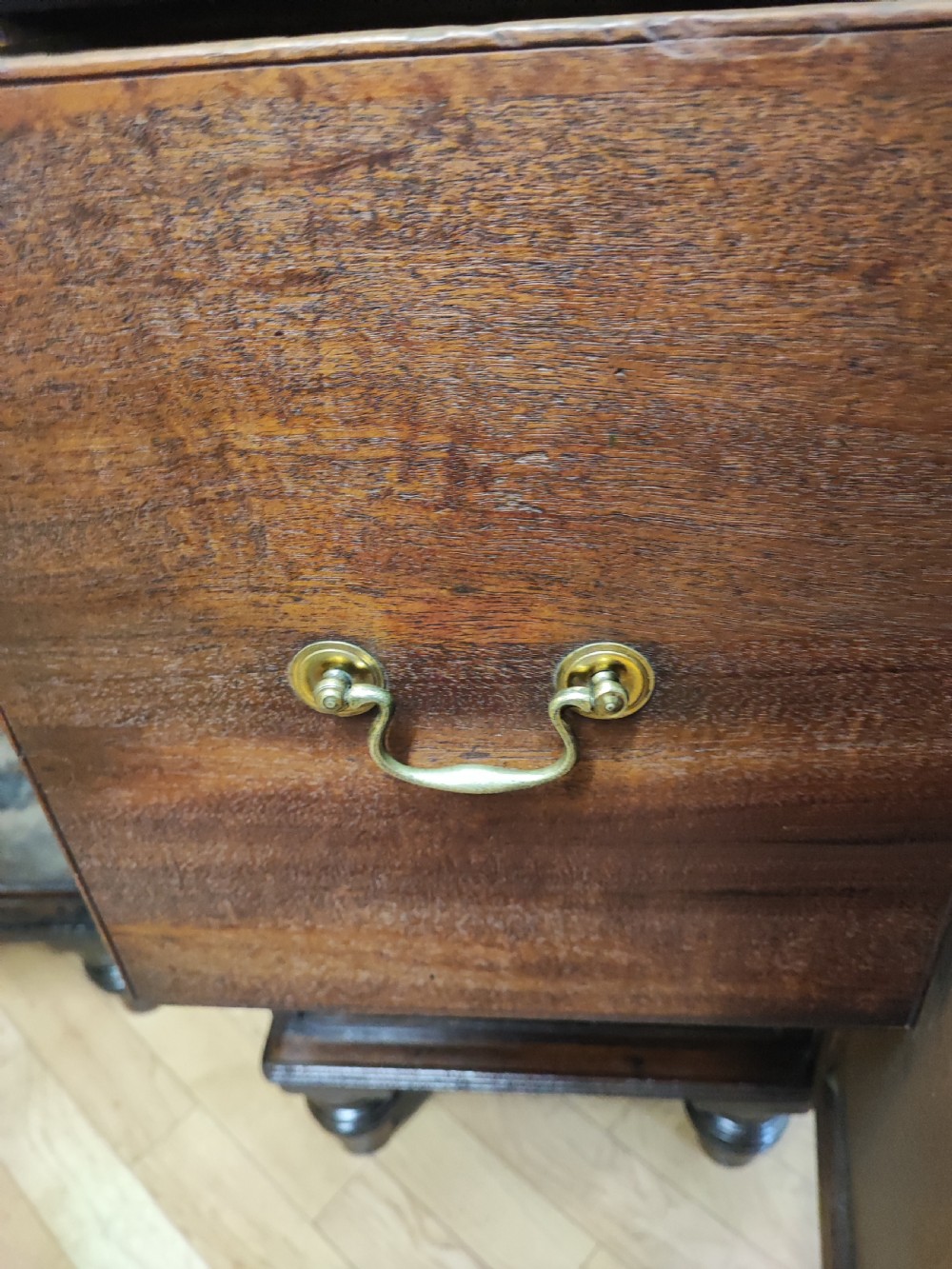 A pair of Regency mahogany bedside cabinets. View VIII