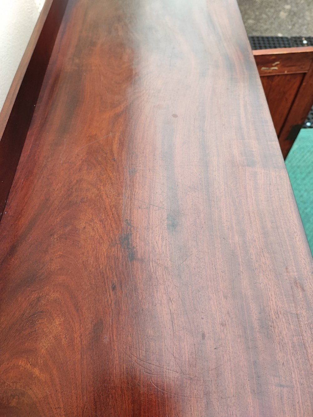 A quality Victorian mahogany 2 door side cabinet, chiffonier. View V