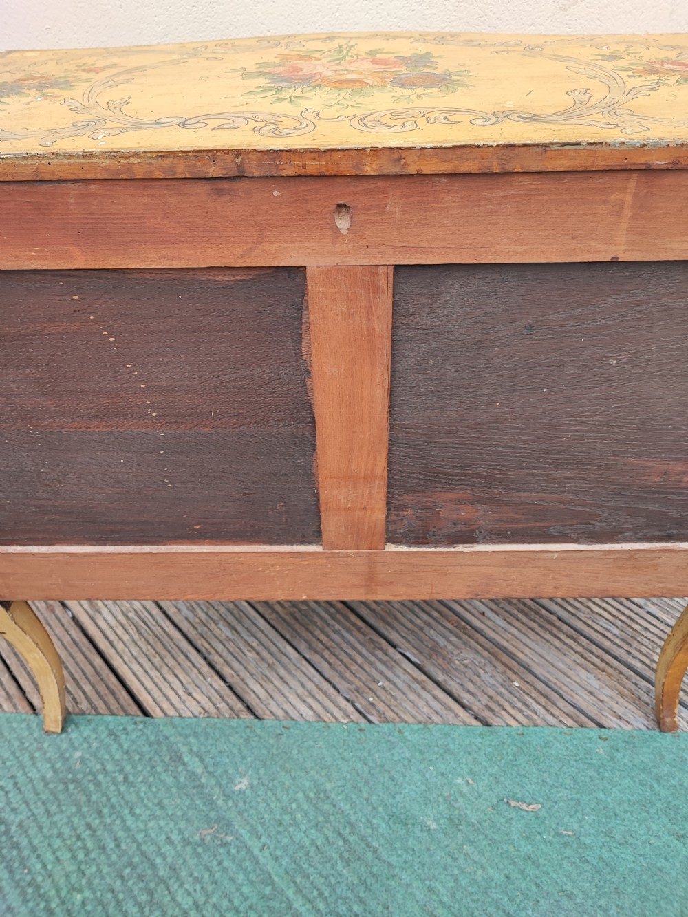 Antique painted Italian, Venetian commode. View X