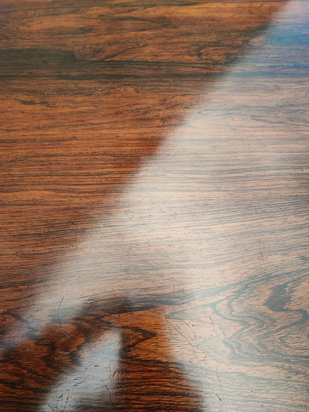 A fine Regency marble top mahogany side cabinet. View XI