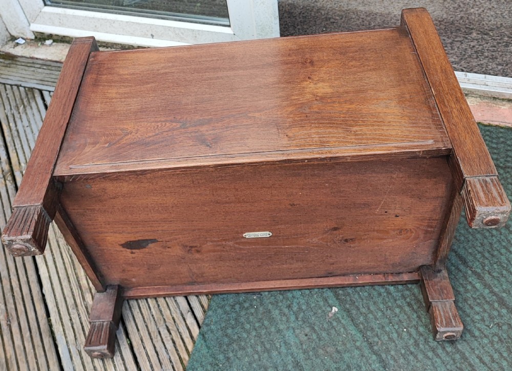 Antique chestnut log trough. View VII