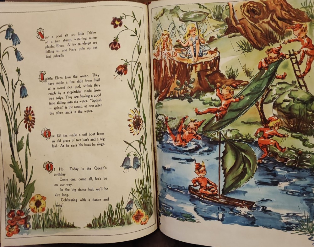 A beautifully illustrated children's book, A Day in Fairyland. View IX