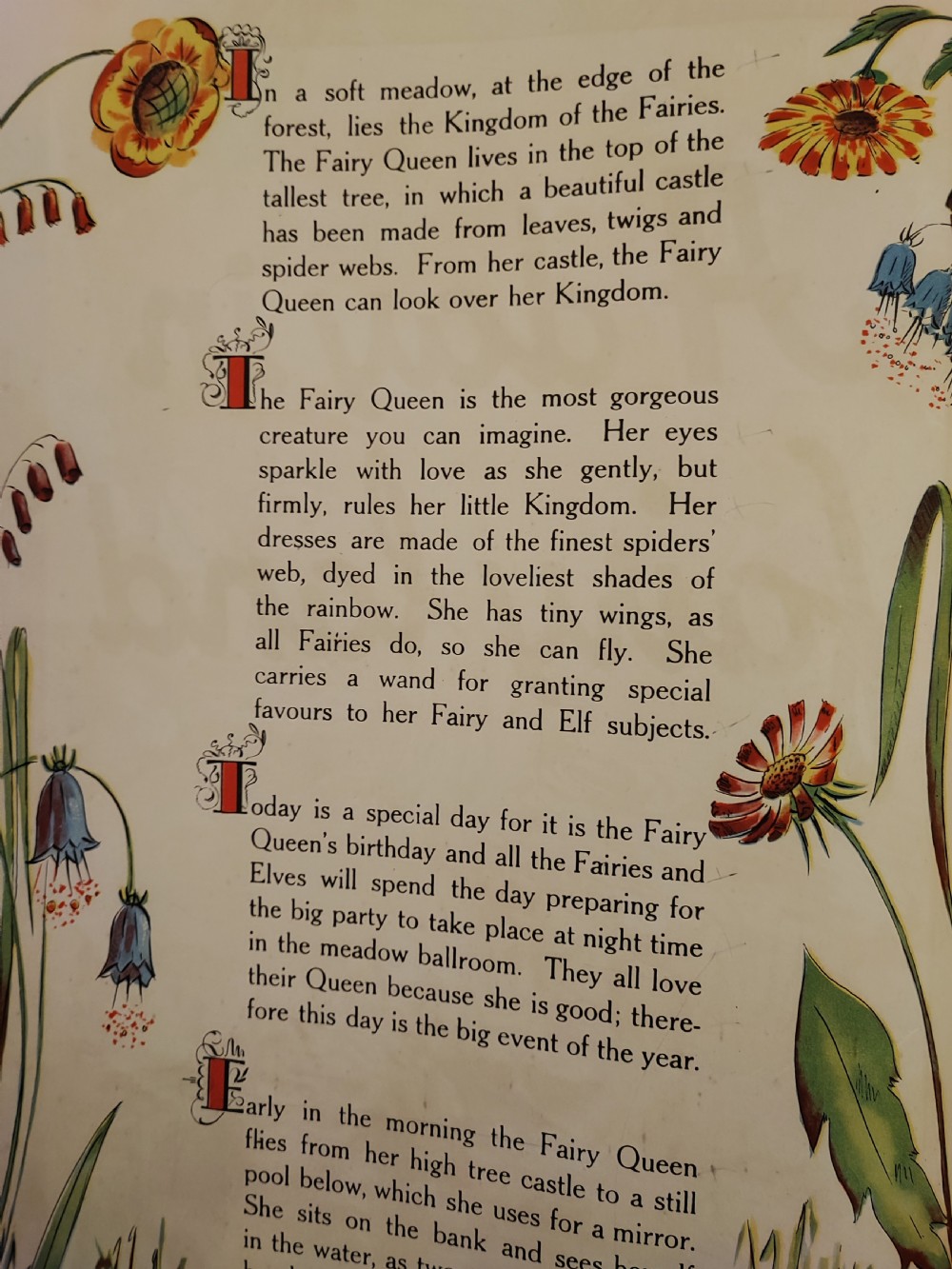 A beautifully illustrated children's book, A Day in Fairyland. View XV