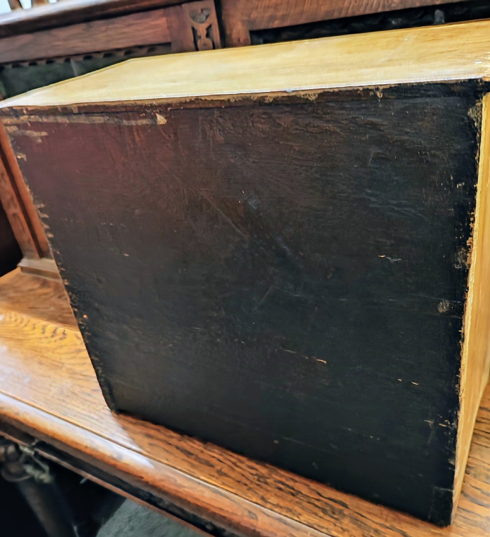 19c miniature pine chest of drawers. View VI