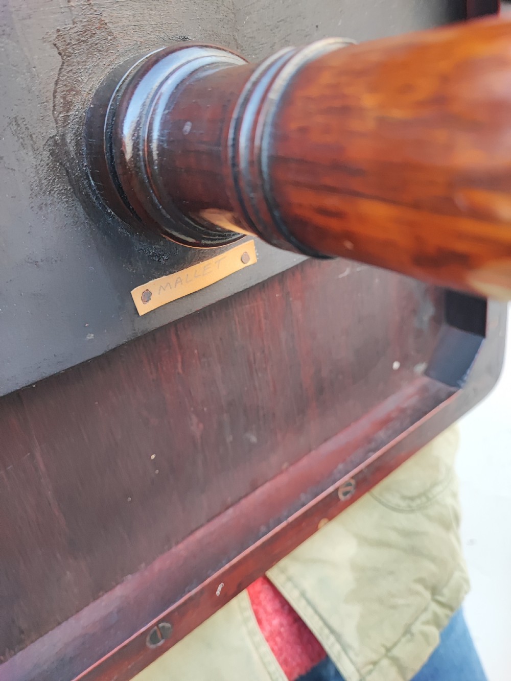 Quality Regency rosewood lamp or occasional table. View X