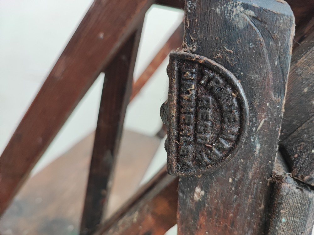 Antique set os pantry or household steps. View IV