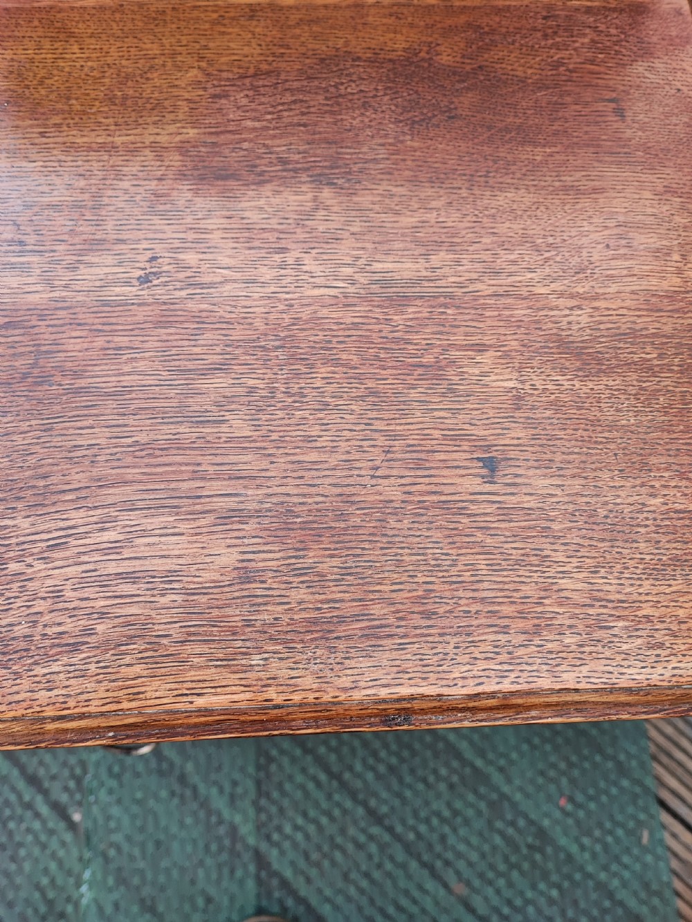 Art's and crafts oak bedside cabinet. View VIII