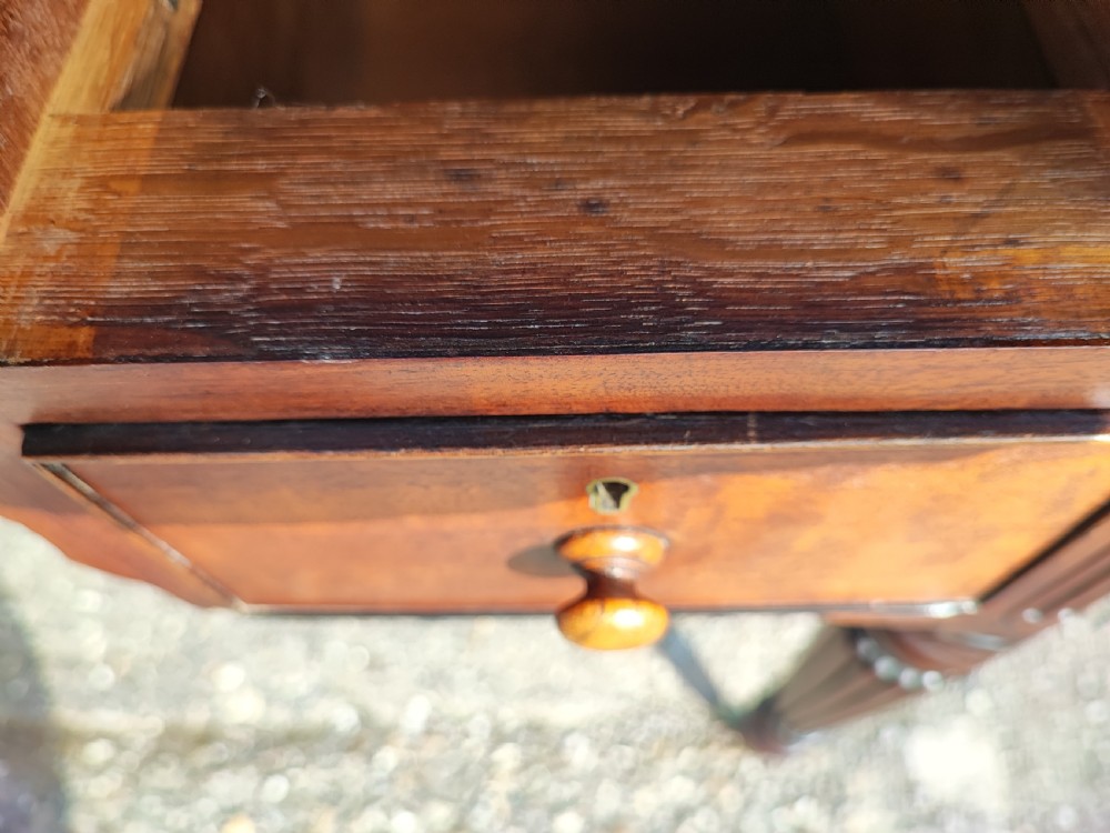 Superb Regency mahogany writing table. View XVI