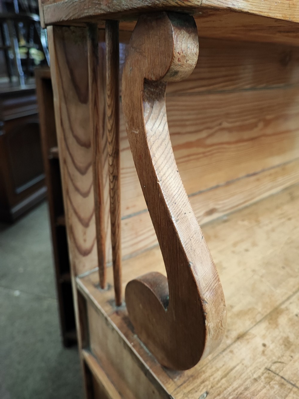 Small Regency pine side cabinet or chiffonier. View IV