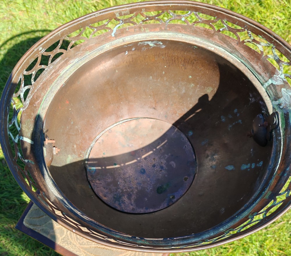 Regency copper planter  View VIII
