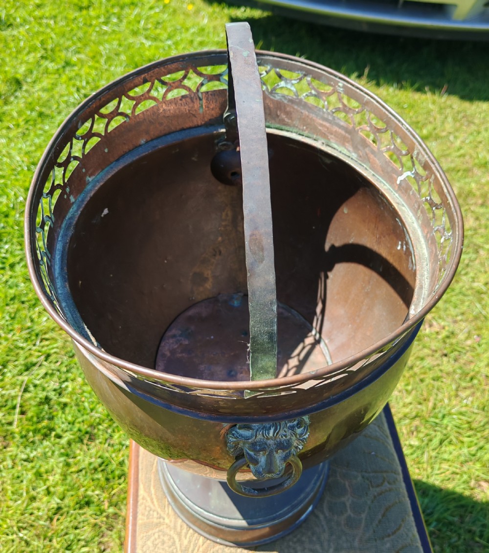 Regency copper planter  View XI