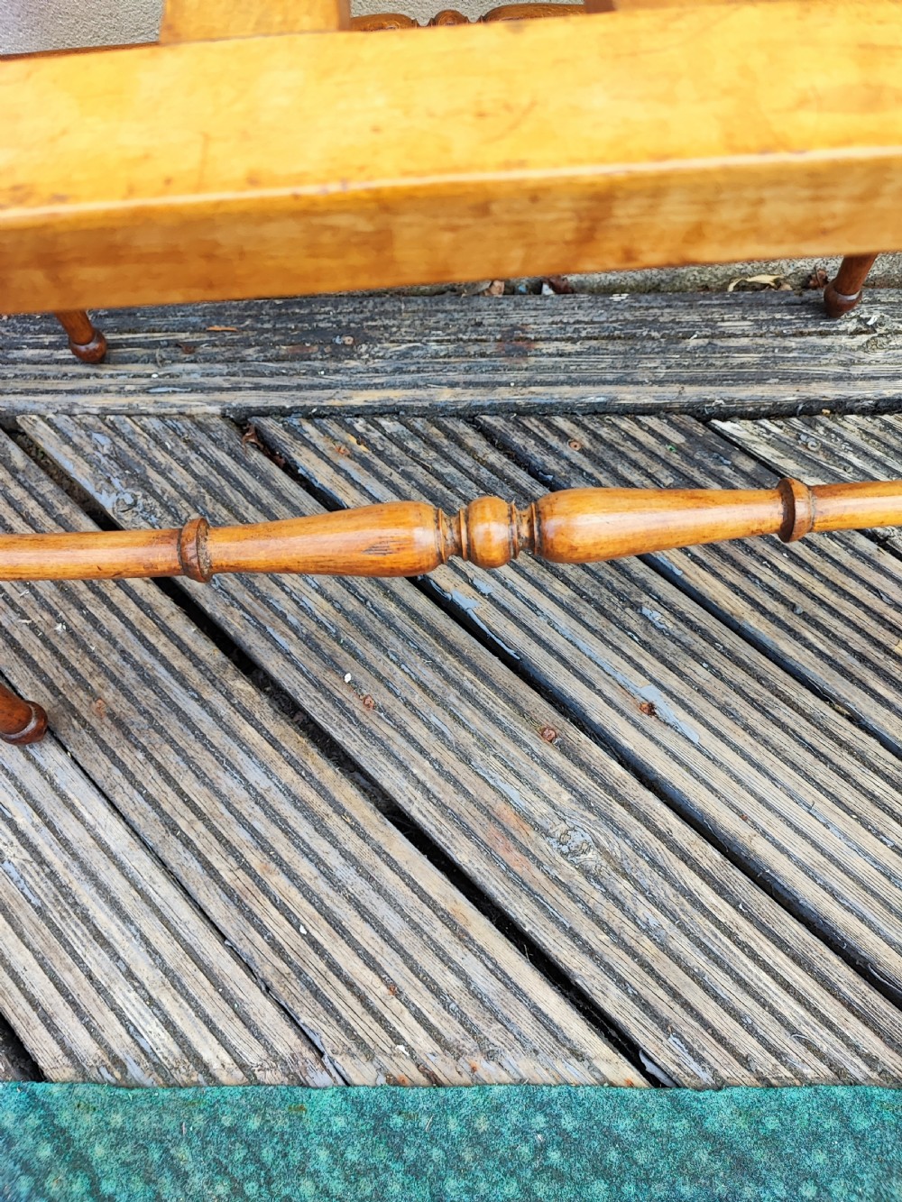 Antique satinwood luggage rack  View VI