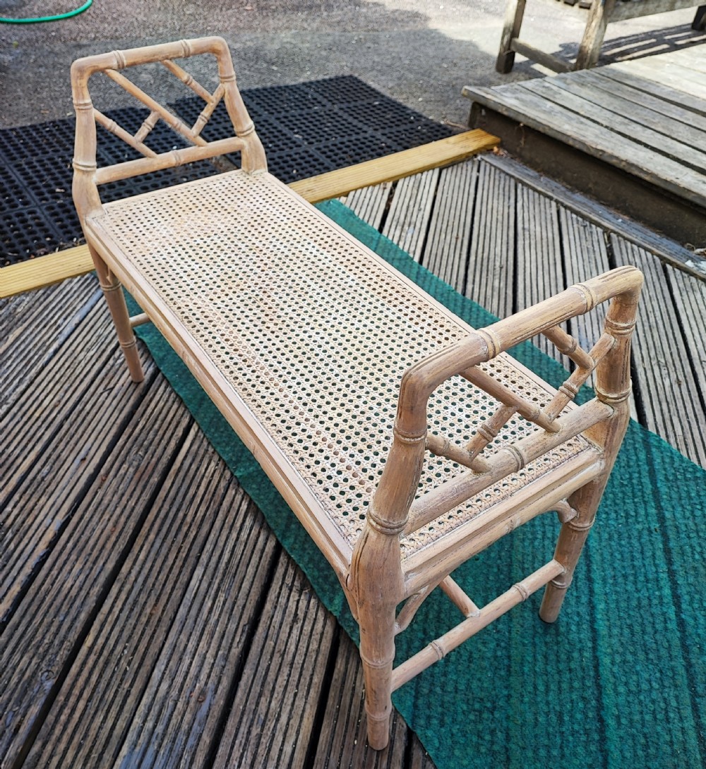 A window seat,in simulated bamboo. View V