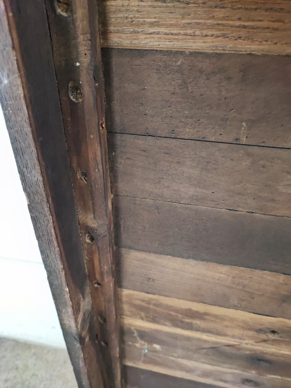 Untouched antique tavern table. View VI
