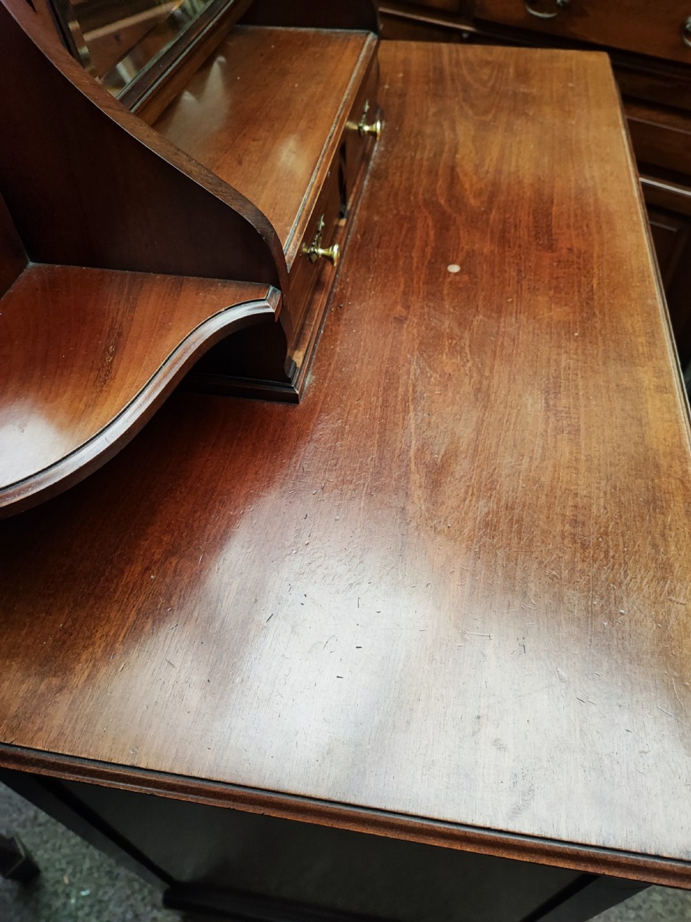 Edwardian inlaid chest dressing table. View II